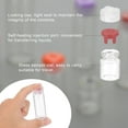 thumbnail image 4 of Uxcell Clear Glass Sample Vials, Liquid Bottles 20pack Red 3ml, 4 of 7