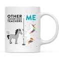 thumbnail image 1 of CTDream Funny Quirky 11oz. Ceramic Coffee Tea Mug Thank You Gift, Other Junior High Teachers Me, Horse Unicorn, 1-Pack, Birthday Christmas Gift Ideas Coworker Him Her, Gift Box, 1 of 7