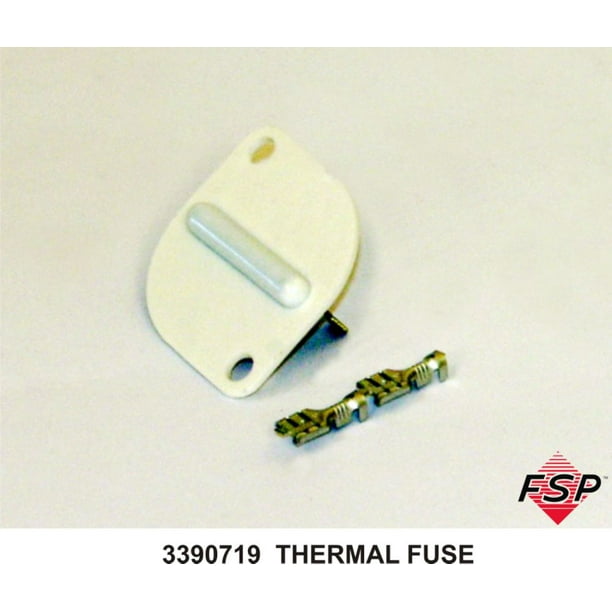 3390719 Whirlpool Dryer Thermal Fuse (Disposable, One Time Fuse