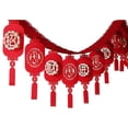 thumbnail image 1 of 3D Pendant Spring Festival Blessing Lantern Pendant New Year's Day Banner, 1 of 12