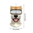 thumbnail image 2 of 3D Animal Ski Face With Ears For Music Festivals Raves Outdoor Winter Sports Halloween Party Accessories, 2 of 3