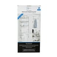 Mainstays 4 Piece Steel Satin Nickel Bath Shelves Set 15 lb Capacity