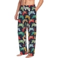 thumbnail image 6 of Logiee Retro Video Game Print Pajama Pants for Men,Men’s Pajama Bottoms,Mens PJ Pants with Pockets & Button Fly-Small, 6 of 6