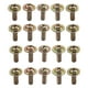 thumbnail image 3 of Pestañas de tornillo de tornillo de tambor de 20 piezas de 20 piezas, tornillos de ensamblaje, metal, parte del tambor para las partes del instrumento, 3 of 9
