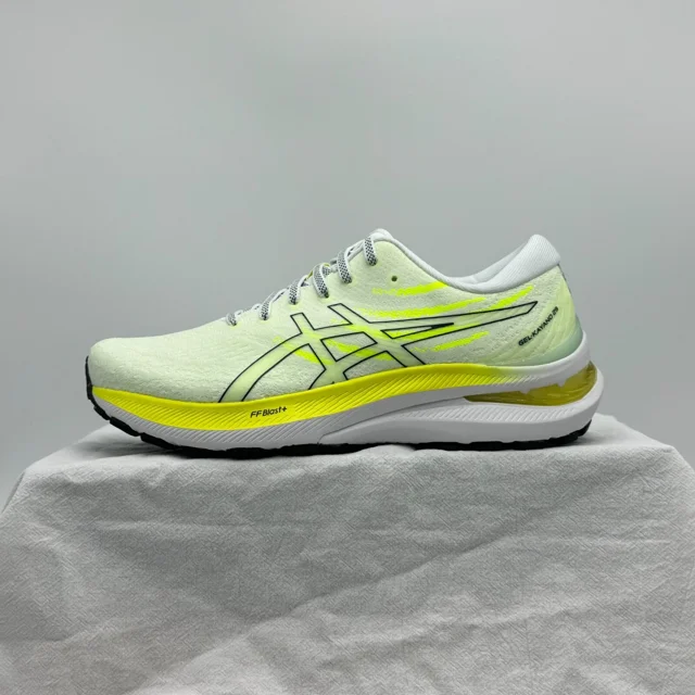 Asics GEL-KAYANO 29 Mens Running Shoes White and Yellow