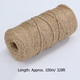 thumbnail image 4 of 100 m/rollo cuerda de cáñamo Natural cuerda de yute cuerda de arpillera cuerdas de envoltura hilo Likrtyny  Piezas de repuesto para herramientas, 4 of 4