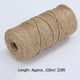 thumbnail image 2 of 100 m/rollo cuerda de cáñamo Natural cuerda de yute cuerda de arpillera cuerdas de envoltura hilo, 2 of 3