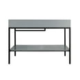 thumbnail image 3 of ANZZI Siena 48 in. Console Sink in Matte Black with Matte Grey Counter Top, 3 of 8