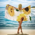 thumbnail image 4 of LACKUST Sunflower Beach Towel, Quick-Dry & Sand-Proof, 70x150cm, 4 of 7