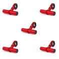 thumbnail image 2 of Eigraketly Extensor de manillar de bicicleta, soporte de extensión, estante de montaje, abrazadera única, rojo Einzelschelle Rot 5piezas Eigraketly CBP221672, 2 of 6