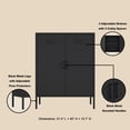 thumbnail image 4 of Accent Cabinet in Black, 4 of 5