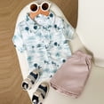 thumbnail image 2 of Soepste Baby Boy Sets Baby Boy Clothes 12-18 Months Toddler Baby Boys Clothes Set Short Sleeve T-Shirt And Shorts Summer 2 Pcs Outfit, 2 of 9