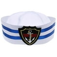 thumbnail image 1 of Sombrero de de niña, sombrero de yate , disfraz de Zulema Sombrero de marinero azul marino, 1 of 8