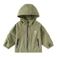 thumbnail image 2 of XQYLOS Coupe-Vent Imperméable pour Filles, Manteau de Pluie Léger à Capuche pour Activités Extérieures des Enfants, Imperméable pour Garçons avec Poignets Ajustables, 2 of 7