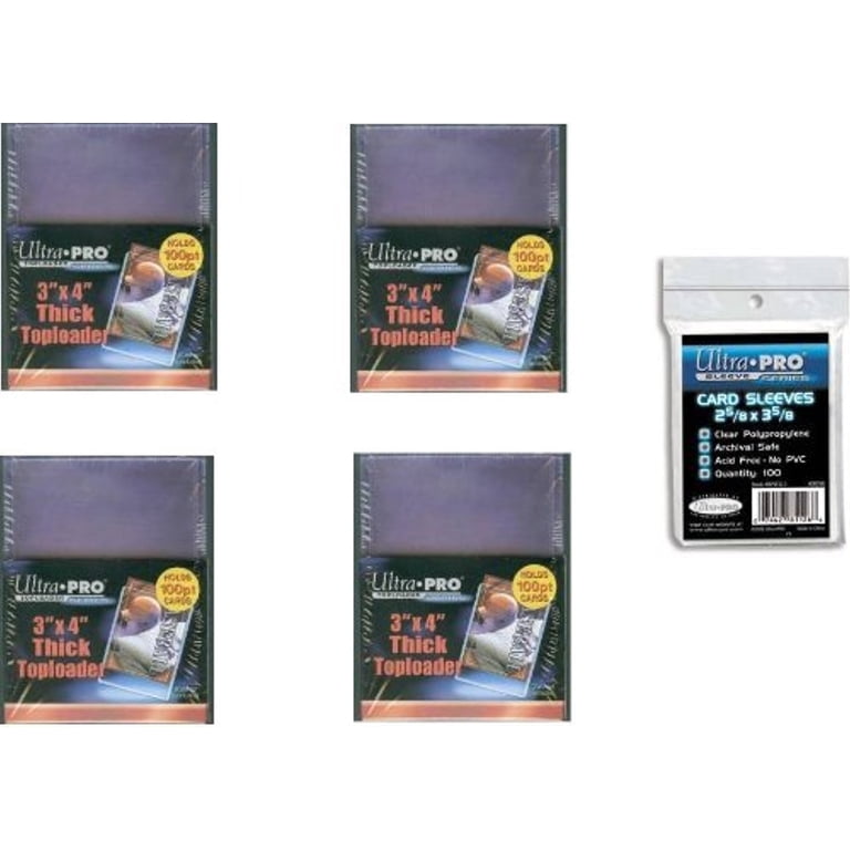 Ultra Pro Regular Toploader 3 x 4 Case (40 packs of 25 toploaders