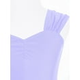 thumbnail image 5 of Aislor Kids Girls Sleeveless Ruched Ballet Dance Tutu Dress Leotard Figure Ice Skating Dress Ballerina Costume, 5 of 7