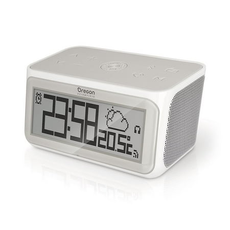 Oregon Scientific CIR100 Smart Weather Clock with Internet Radio - WiFi and Bluetooth - Multi-zone Connected