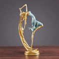 thumbnail image 4 of Nordic Creativity Ballet Girl Sculpture Home Decor Ornaments Yoga Ribbon Dancer Statue Figurines For Interior Room Decoration My Lux Decor Round, 4 of 12