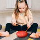 thumbnail image 4 of Tambor de lengüeta de acero con piedras de Buda, mini tambor handpan, tambor de preocupación, tambor handpan, para niños, adultos, educación, entretenimiento, yoga, regalos zen, 4 of 4