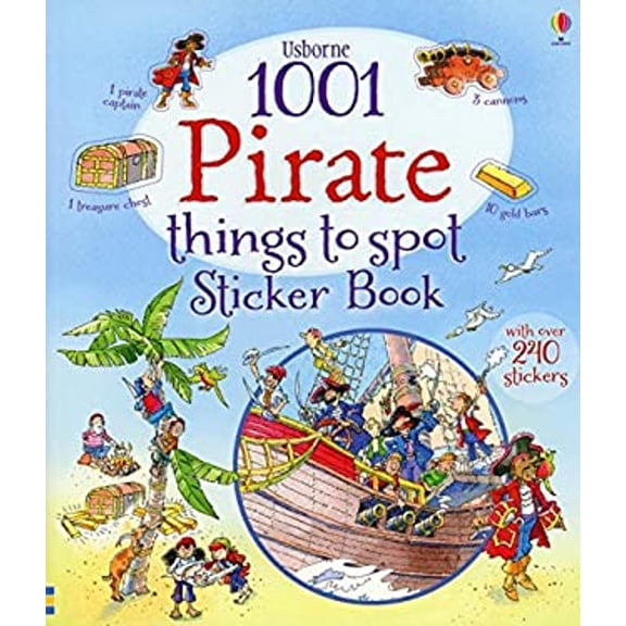 Pre-Owned 1001 Pirate Things to Spot Sticker Book (1001 Things to Spot Sticker Books) (Other) 9780794528706