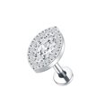 thumbnail image 1 of 1PC Titanium Ear Piercing Cartilage Earrings Tragus Helix Pirsing Labret Piercing Cross Ear Lobe Lip Rings Daith Jewelry Women FJH, 1 of 6