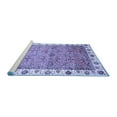 thumbnail image 2 of Ahgly Company Machine Washable Indoor Rectangle Oriental Blue Traditional Area Rugs, 5' x 7', 2 of 4