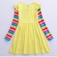 thumbnail image 4 of AAMILIFE Unicorn Robe d'Automne à Manches Longues pour Filles Nouvelle Robe en Coton Brodée pour Enfants Robe à Fleurs Col Rond, 4 of 8