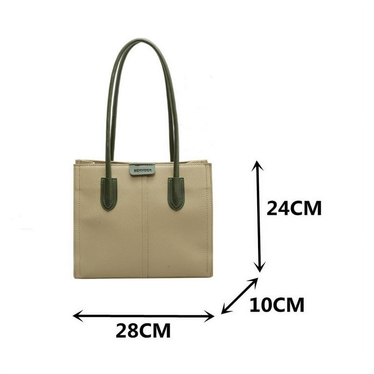 CoCopeaunt Female Big Size Tote Bags Soft Leather Shopping Bag Classic Stylish Design Handbag Lady New Simple Hot Sale Shoulder Bag Walmart