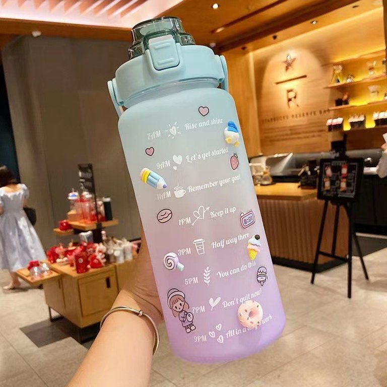 Kawaii Water Bottle, BPA Free Water Bottle