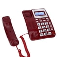 thumbnail image 4 of Teléfono De Escritorio Con Cable Con Altavoz, Pantalla De Identificación De Llamadas, Calculadora, Botones Grandes, Verificaciones De Registros De Llamadas Telefónicas, Modo De, 4 of 7