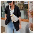 thumbnail image 3 of Ladies Luxury Design  Cute Bear Canvas Waist Bag Crossbody Chest Bag Banana Hip Purse Fanny Pack BLACK, 3 of 8