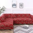 thumbnail image 2 of Yipa Stretch Fabric Sofa Slipcover 1 2 3 4 seater L shape , Elastic Sectional Sofa Cover Slipcover Protector Couch For Moving Furniture Living Room, 2 of 9