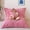 Corded Pink-Full, variant on Corded Orange Full 3-in-1 Convertible Bean Bag Chair Lounger Floor Cushion