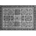 thumbnail image 1 of Ahgly Company Indoor Rectangle Abstract Gray Modern Area Rugs, 3' x 5', 1 of 4