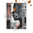 thumbnail image 3 of Abstract Face Profile Textured Canvas Print Wall Art for Living Room Bedroom Office Dining Room, 3 of 8