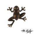 thumbnail image 1 of Michael Healy Designs MH1404 Tree Frog Premium Size Door Knocker, Oiled Bronze, 1 of 1