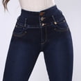 thumbnail image 4 of Jeans Skinny Mujer NYK Tiro Alto Mezclilla Azul N4743, 4 of 8