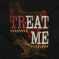 thumbnail image 2 of Funny Halloween Zombie Pun Treat Me Men's Graphic T Shirt Tees Brisco Brands M, 2 of 6
