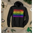 thumbnail image 3 of S4E Men's Pride Flag Life Harmony Spirit Hoodie Sweatshirts XXXX-Large Black, 3 of 4