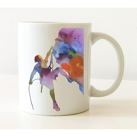 

Rock Climbing Mug - Rock Climbing Lover Coffee Mug - 11oz - Unique Rock Climber Gifts