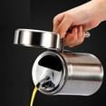 thumbnail image 3 of WHAMVOX  550 Ml Kitchen Oil Bottle Stainless Steel Pot Dust-proof Leakproof, 3 of 8