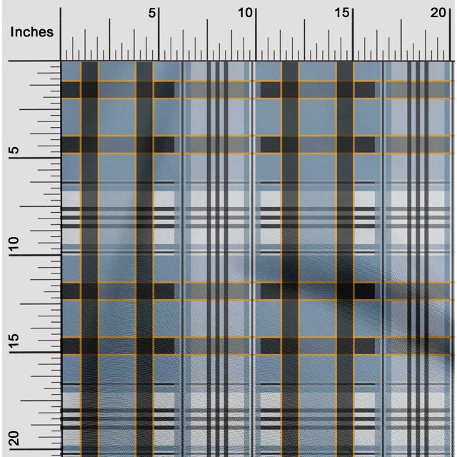 oneOone Viscose Chiffon Fabric Madras Check Fabric Prints By Yard 42 Inch Wide