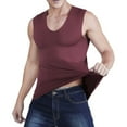 thumbnail image 5 of Men's Summer Ice Silk Traceless Thin Breathable Pure Color V-neck Sleeveless, 5 of 6