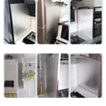 thumbnail image 3 of Fireproof Stovetop Protector - Magnetic Self-Adhesive Heat Shield Aluminum Foil Splatter Guard for Gas Hob Oven, Heat Fire Resistant Fridge Side Protection, 3 of 7