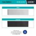 thumbnail image 2 of 36" Fireclay Kitchen Sink, Crestwood Farmhouse Sink, White Fireclay Kitchen sink, Single Bowl Apron Front, Plain Ceramic Farm sink, 2 of 9