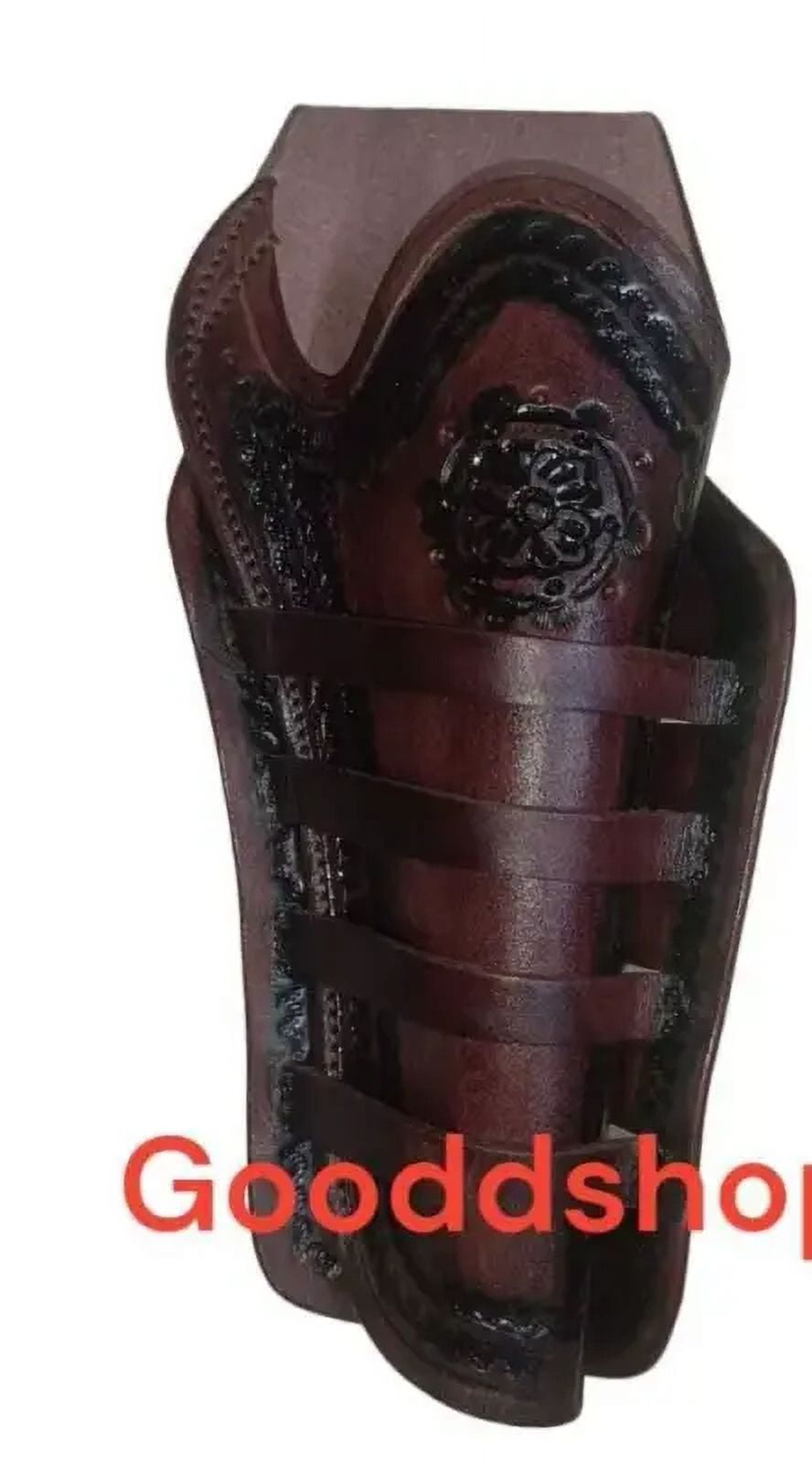 Western Leather Holster Gun Belt Cowboy Revolver Pistol Colt SASS Fast Draw