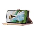thumbnail image 4 of iPhone 15 Plus Wallet Case, with Crossbody Shoulder Strap Hand Wrist Cards Holder Zipper Pocket RFID Blocking Shockproof Flip Cover Stand Snap Closure Phone Case for Apple iPhone 15 Plus, Rosegold, 4 of 7