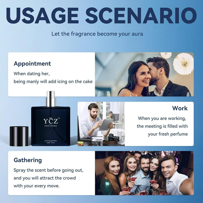 Walmart Black Friday Deals 2025 YCZ Marine Perfume for Men, 1.7 oz