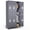 Gray, variant on Glyxxen 72" Metal Lockers for Employees with 3 Doors, Steel Storage Cabinets, Clothing Locker for Home, Employee, Gym, Schools, Fire Department, Gray
