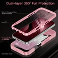 thumbnail image 2 of Casetego Compatible with iPhone 17 Pro Max Magnetic Case,[Compatible with Mag-Safe] Full Body Shockproof with Built-in Screen Protector Drop Protective Phone Cover,Pink, 2 of 8
